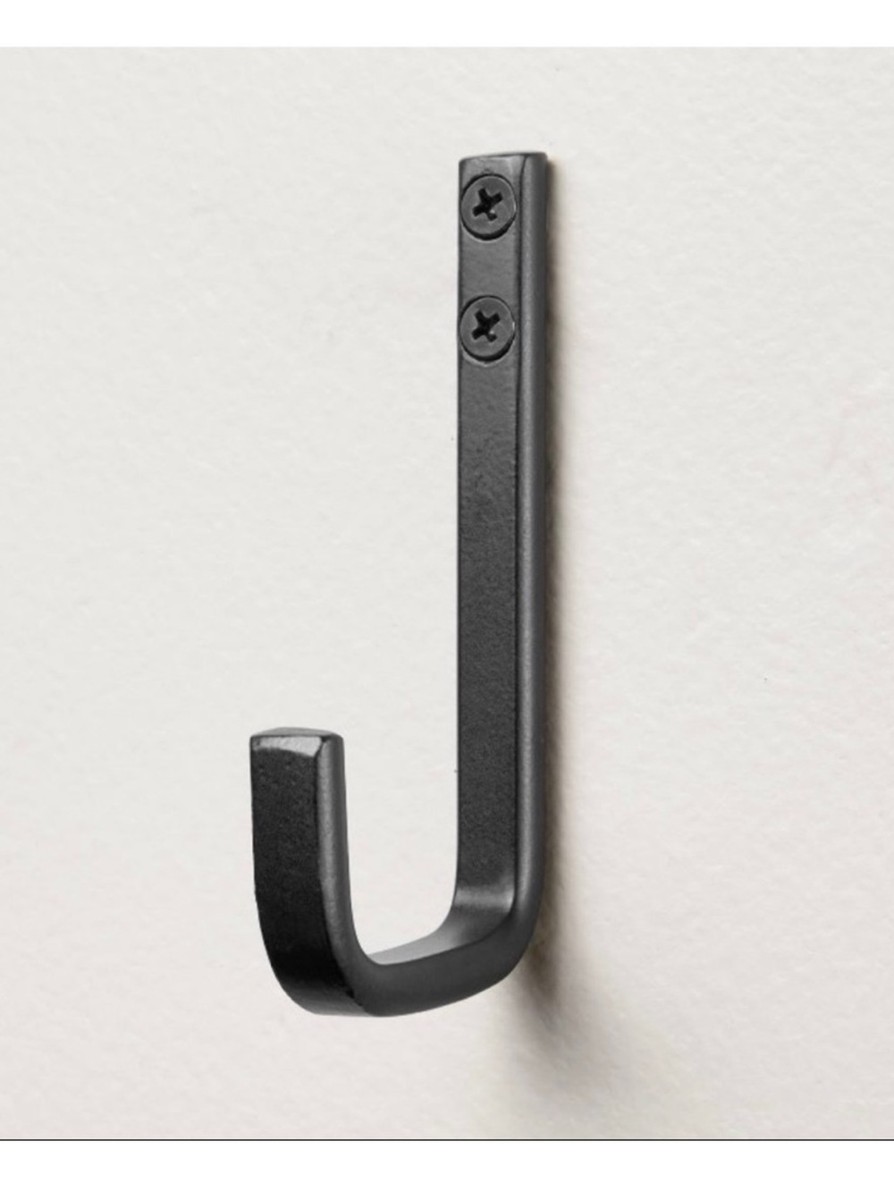 Hearth & Hand Magnolia Black Metal Bath Hook Wall Hook Towel NEW